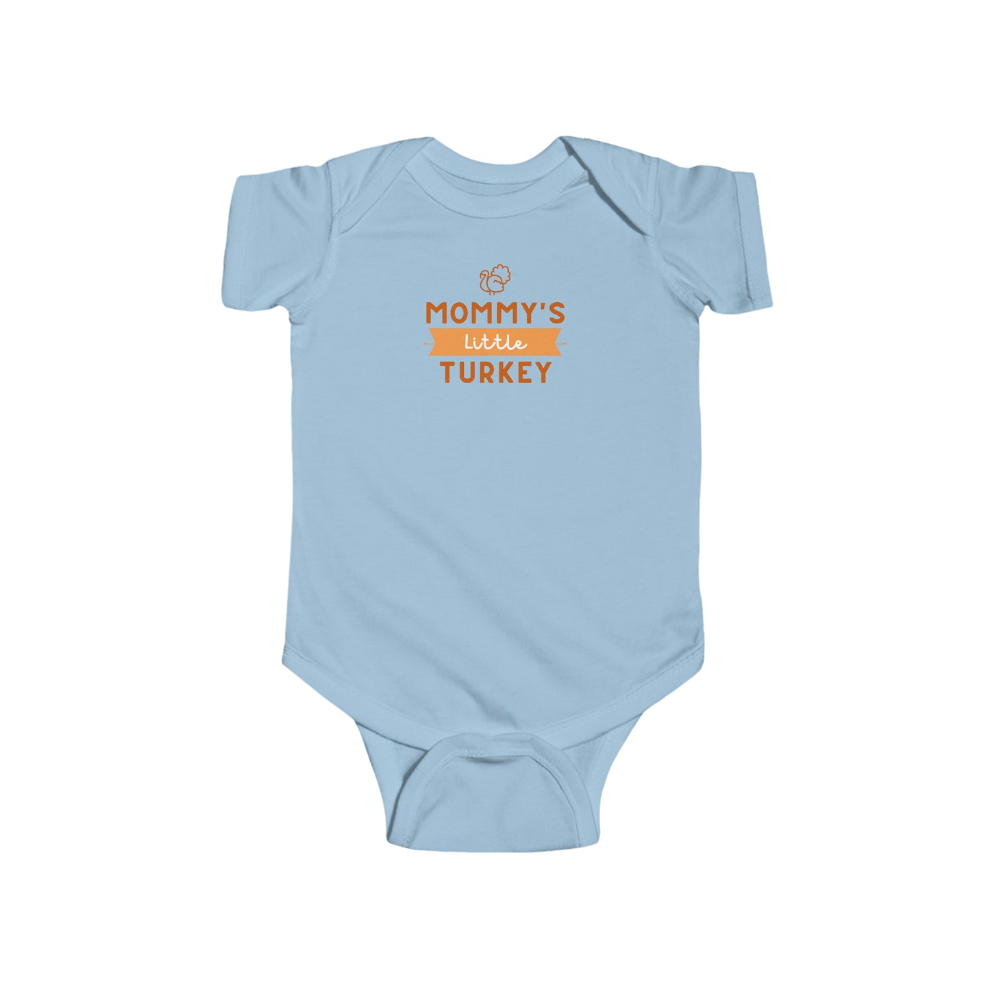 Mommy's little turkey Infant Fine Jersey Bodysuit Kids Apparel