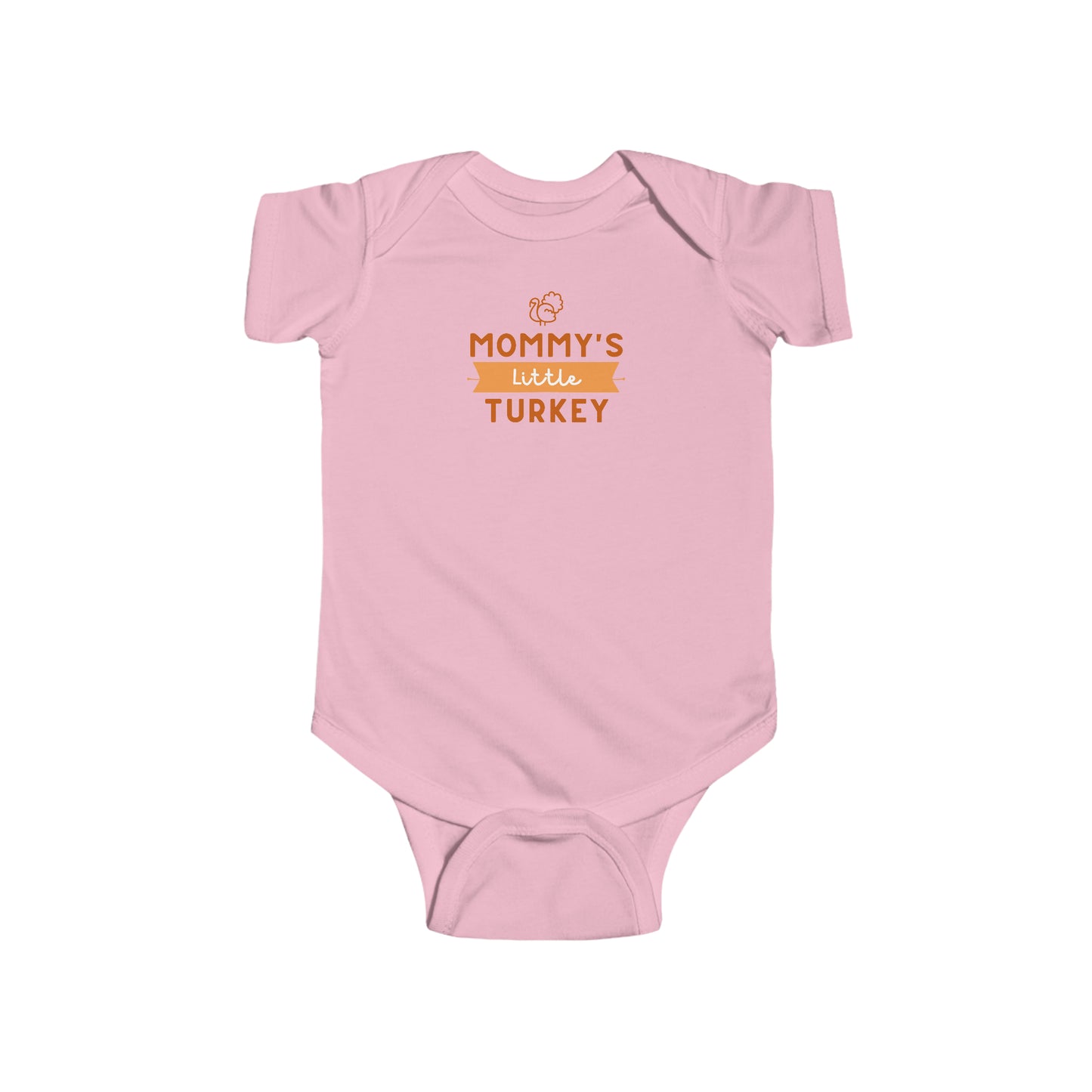 Mommy's little turkey Infant Fine Jersey Bodysuit Kids Apparel