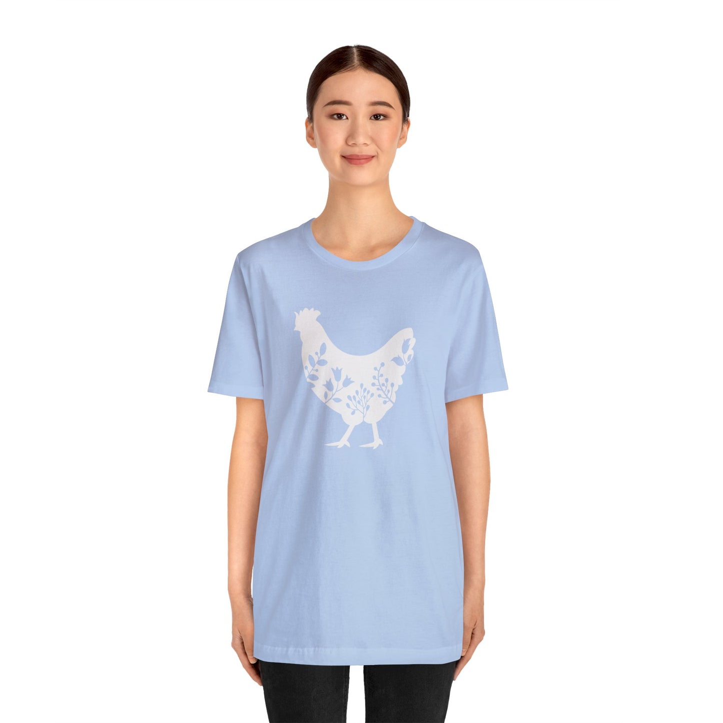 Paisley Chicken Unisex Jersey Short Sleeve Graphic Tees