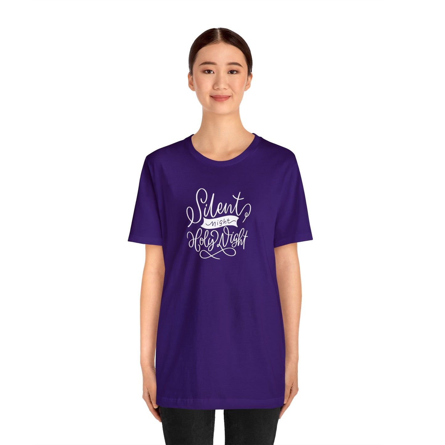 Silent Night Unisex Jersey Short Sleeve Graphic Tees