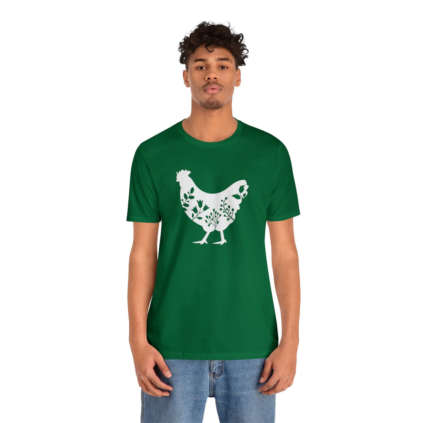 Paisley Chicken Unisex Jersey Short Sleeve Graphic Tees