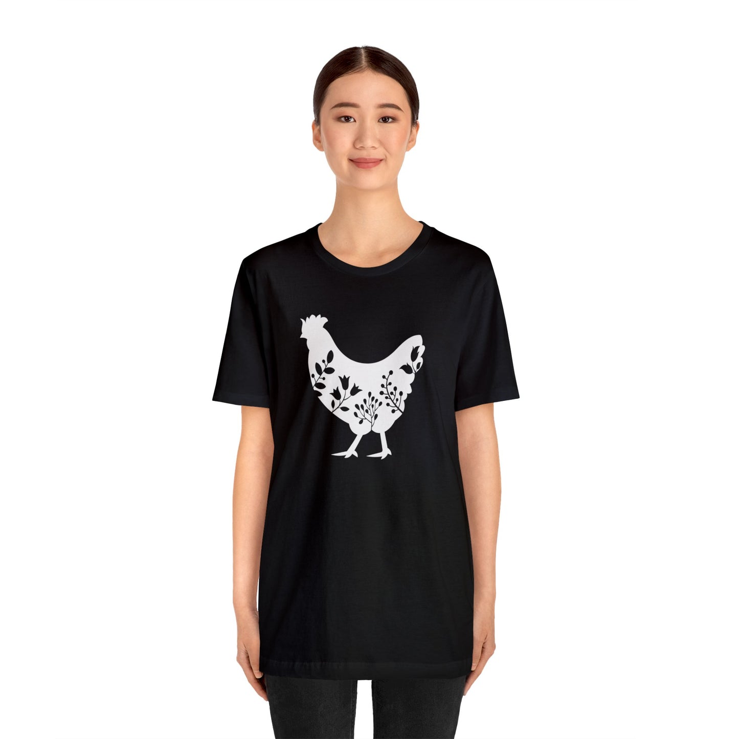 Paisley Chicken Unisex Jersey Short Sleeve Graphic Tees