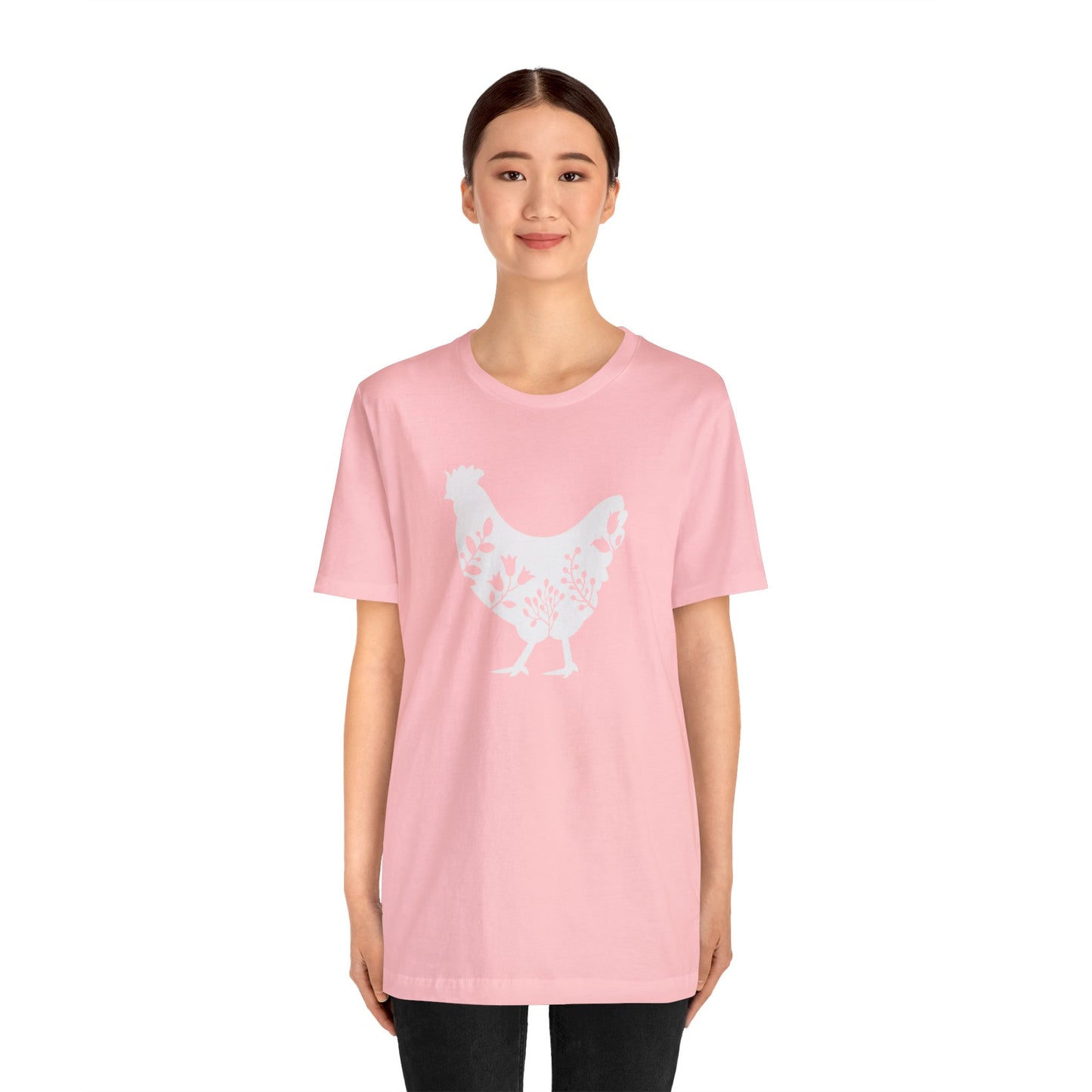 Paisley Chicken Unisex Jersey Short Sleeve Graphic Tees