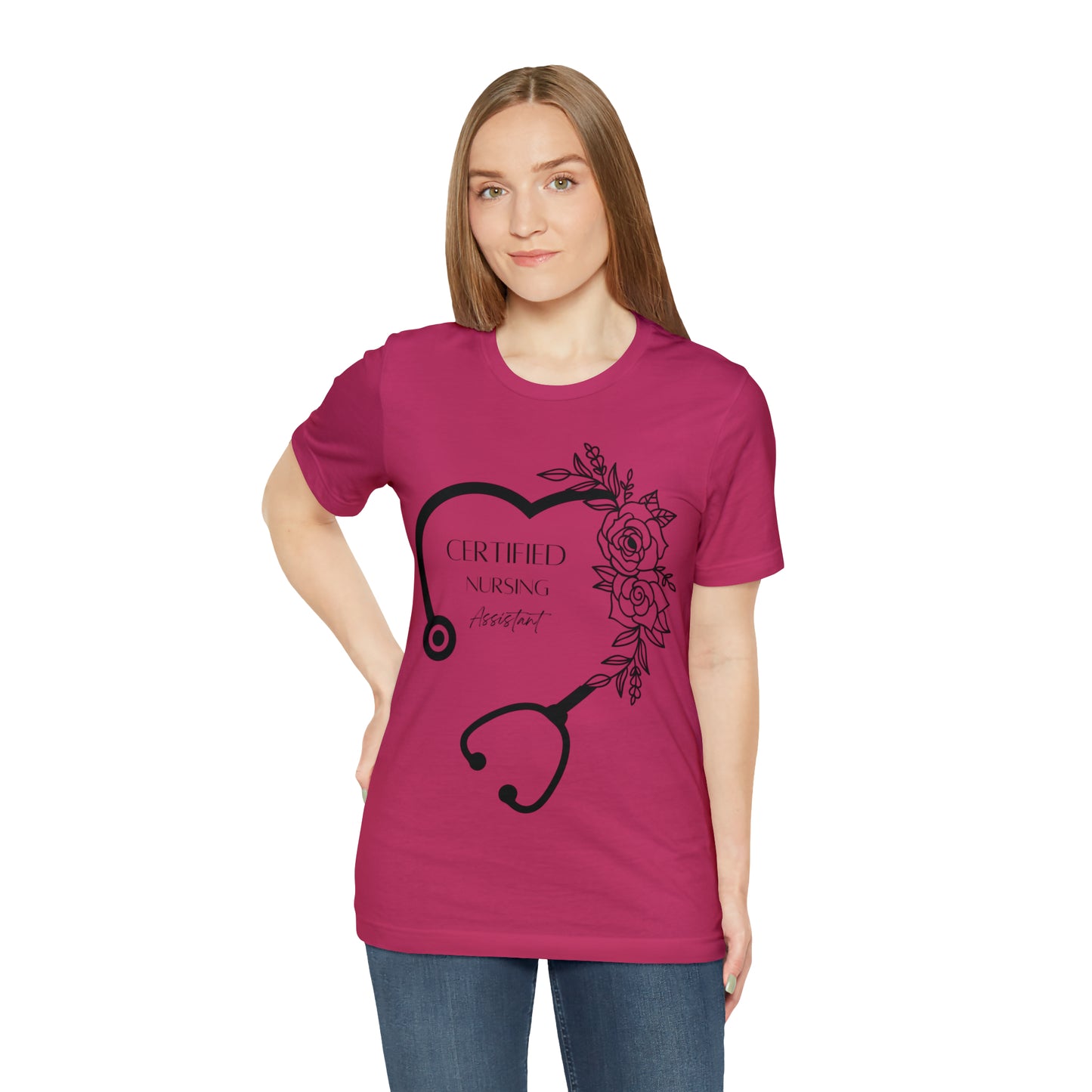 Certified Nursing Assistant Unisex Jersey Short Sleeve Tee Graphic Tees!