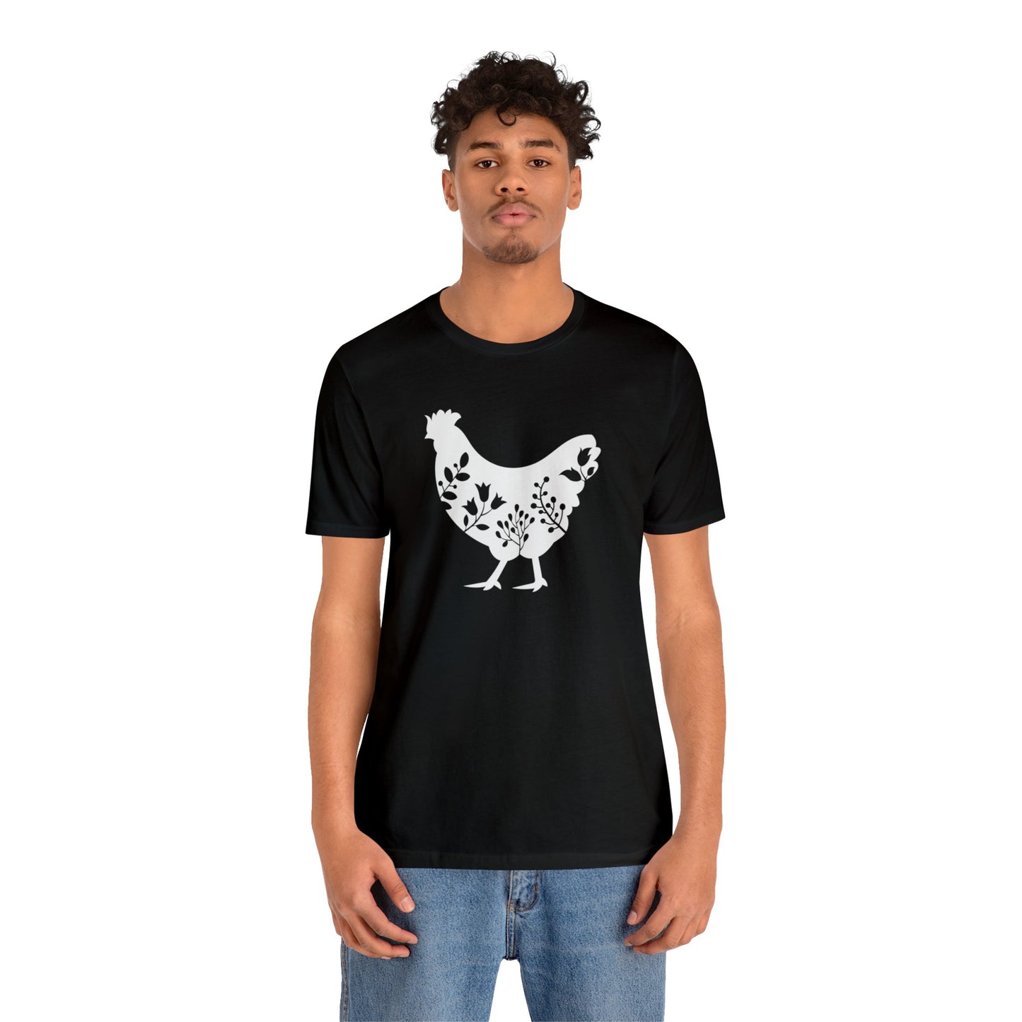 Paisley Chicken Unisex Jersey Short Sleeve Graphic Tees