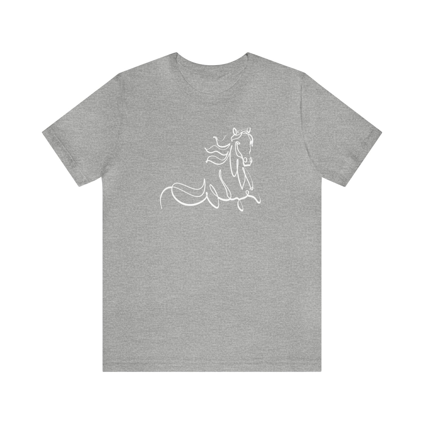 Flowing Horse Unisex Jersey Short Sleeve Graphic Tees