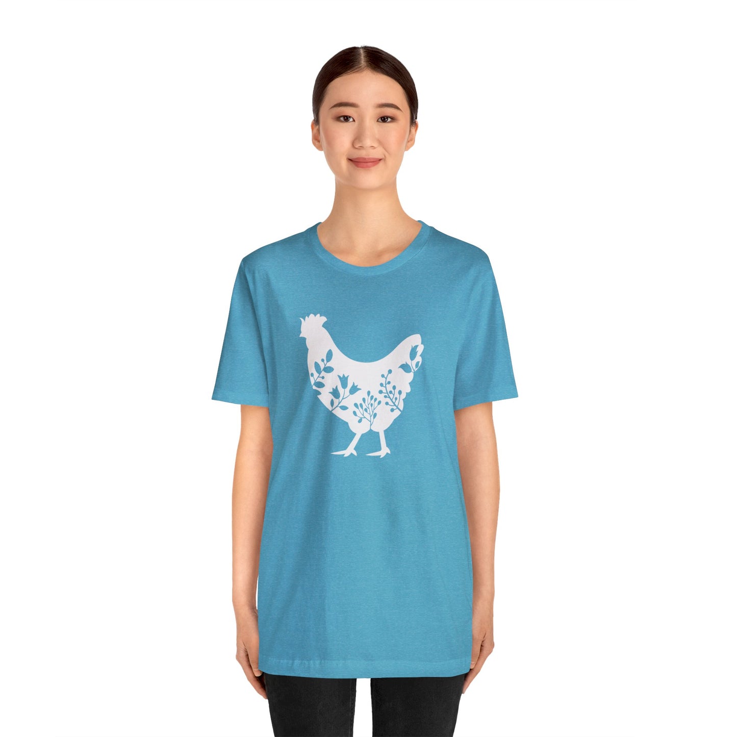 Paisley Chicken Unisex Jersey Short Sleeve Graphic Tees