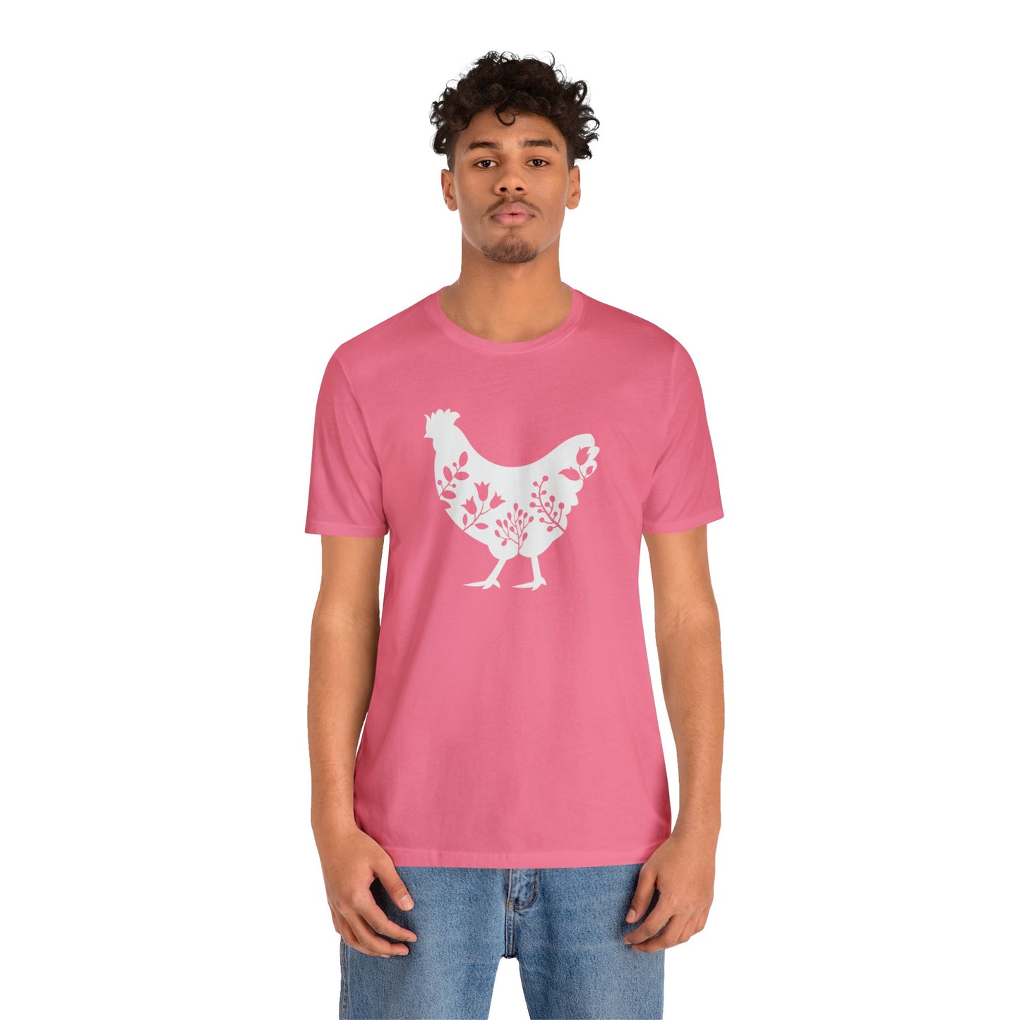 Paisley Chicken Unisex Jersey Short Sleeve Graphic Tees