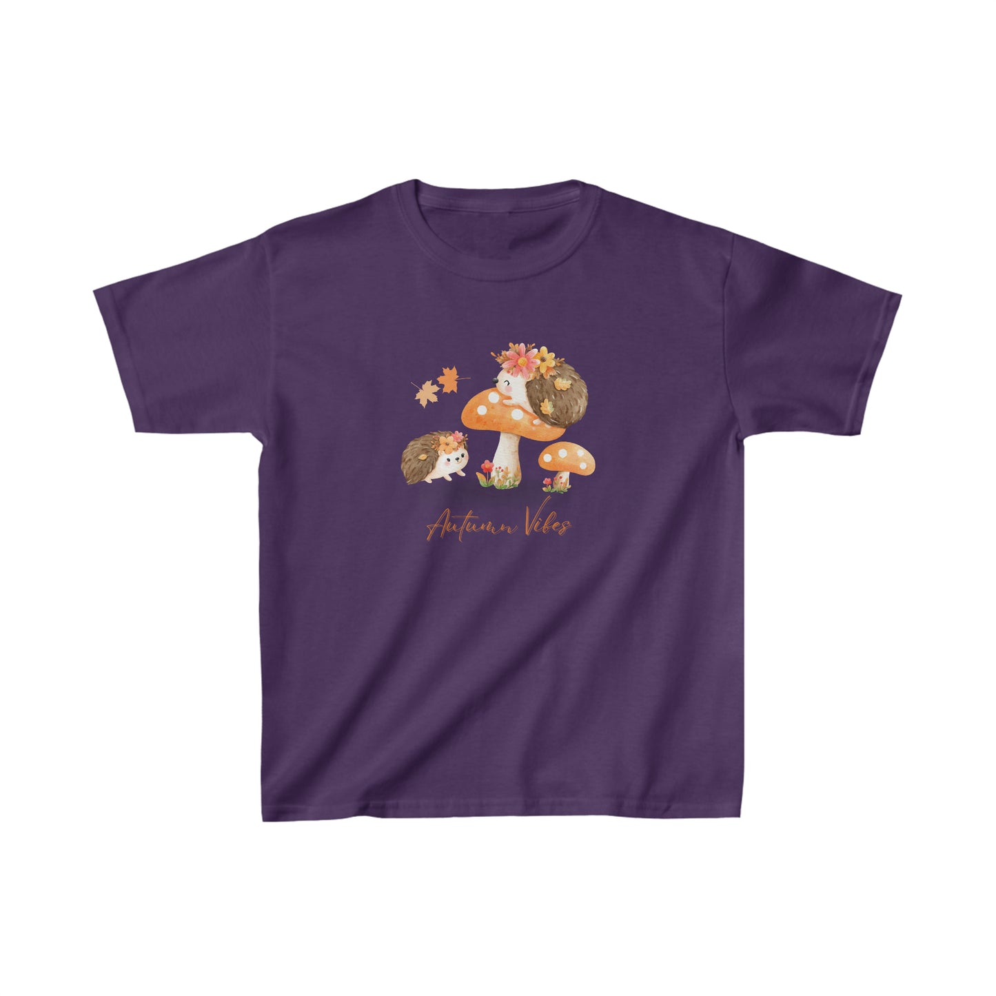 Fall Hedgehogs Kids Heavy Cotton™ Tee Kids Apparel