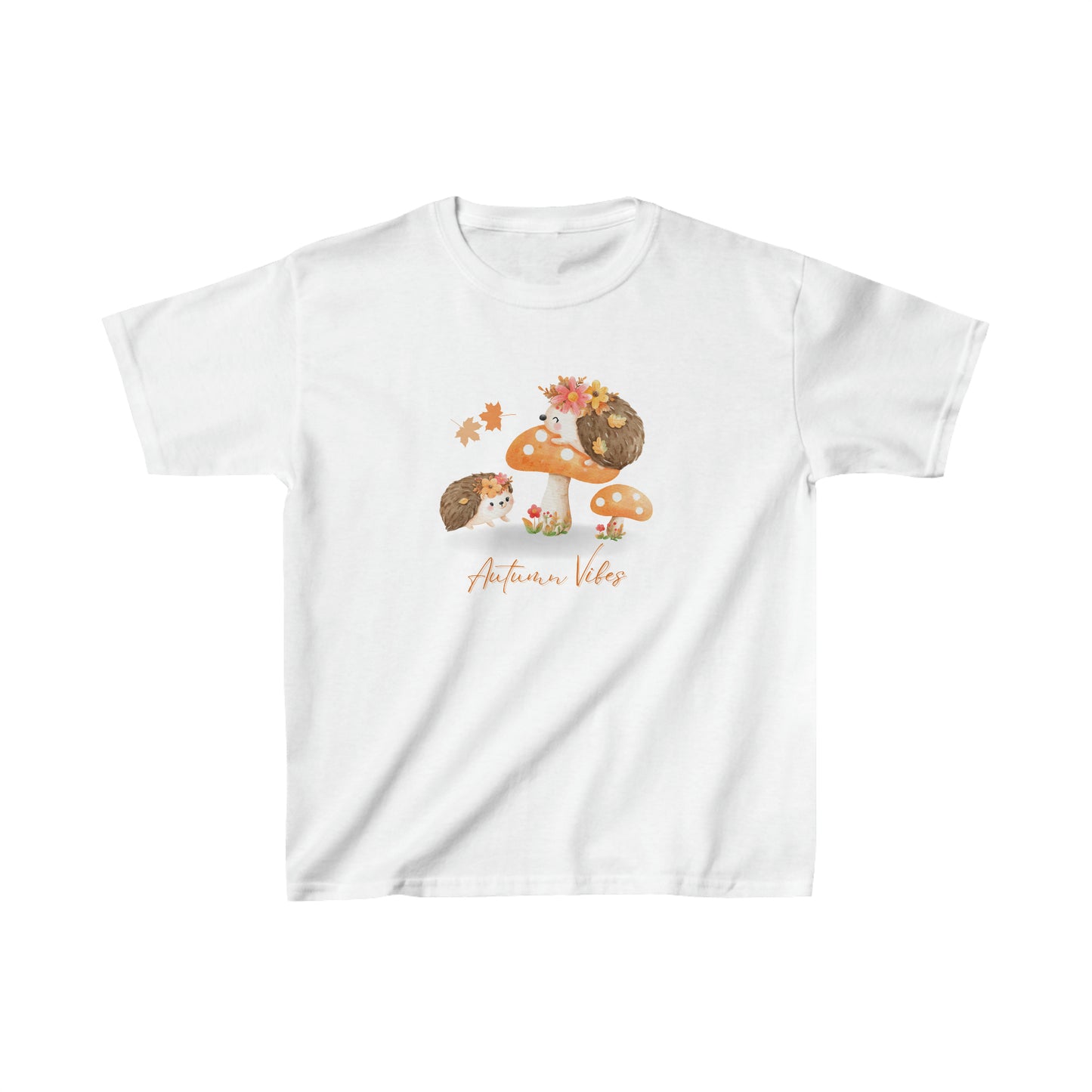 Fall Hedgehogs Kids Heavy Cotton™ Tee Kids Apparel