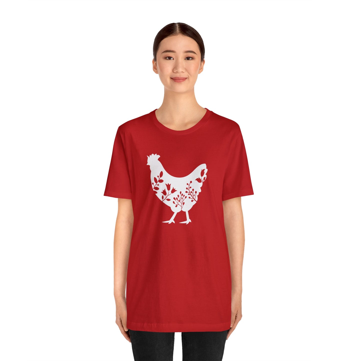 Paisley Chicken Unisex Jersey Short Sleeve Graphic Tees