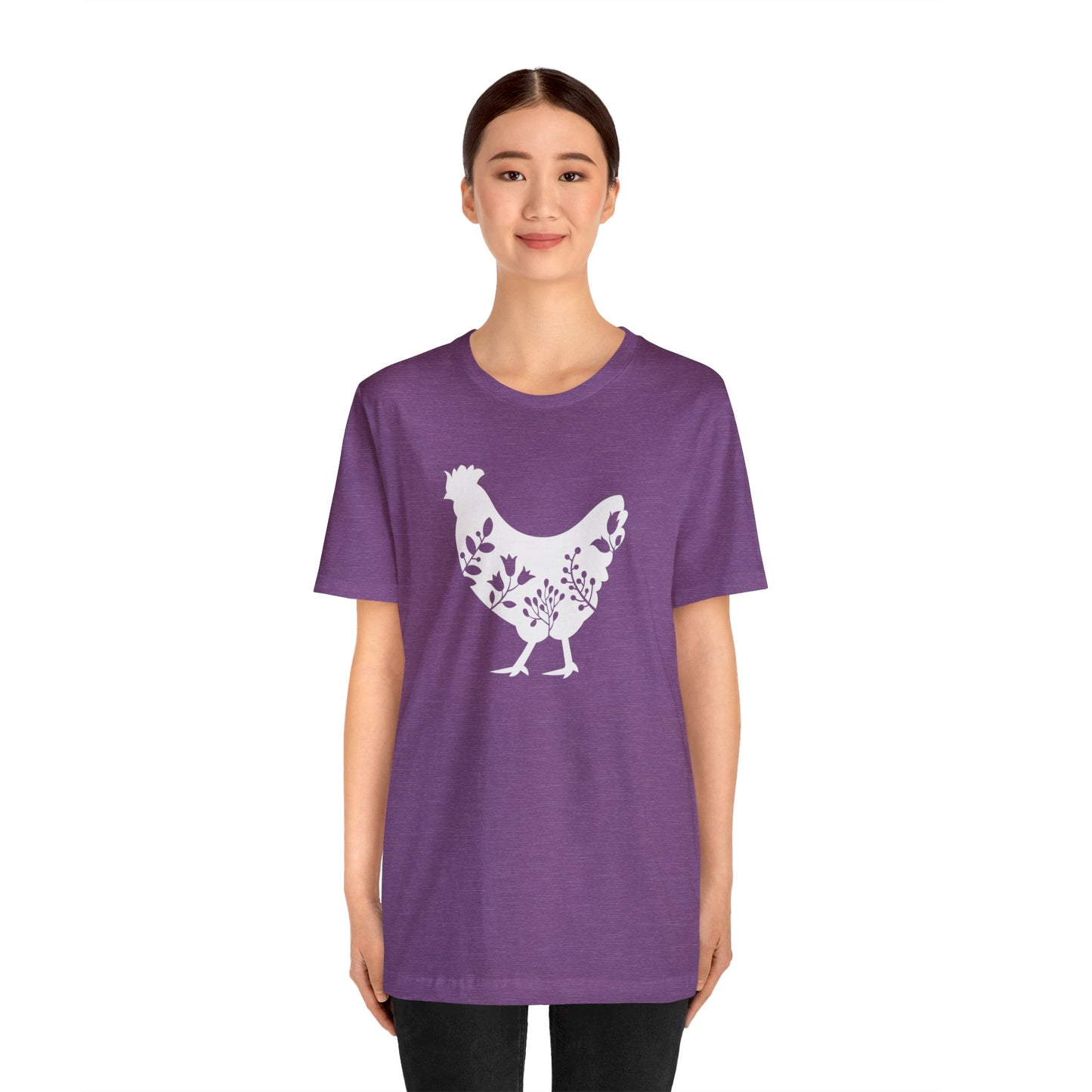 Paisley Chicken Unisex Jersey Short Sleeve Graphic Tees