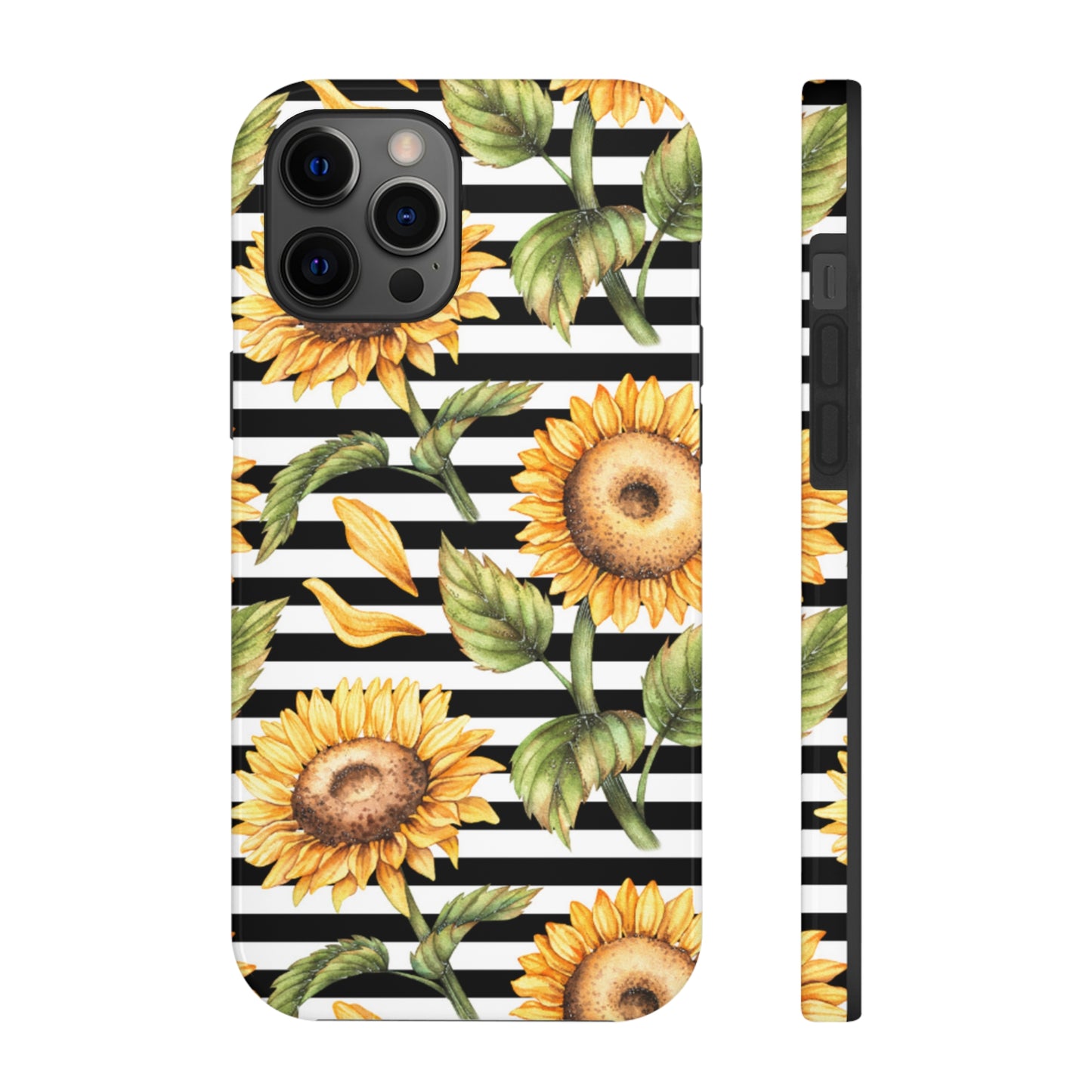 Sunflower Stripped Tough Phone Case