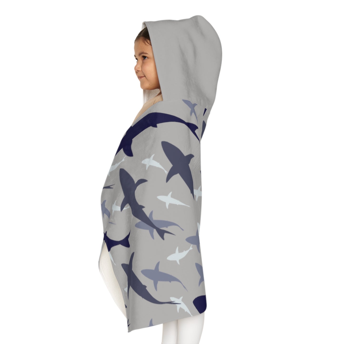 Sharks Youth Hooded Towel