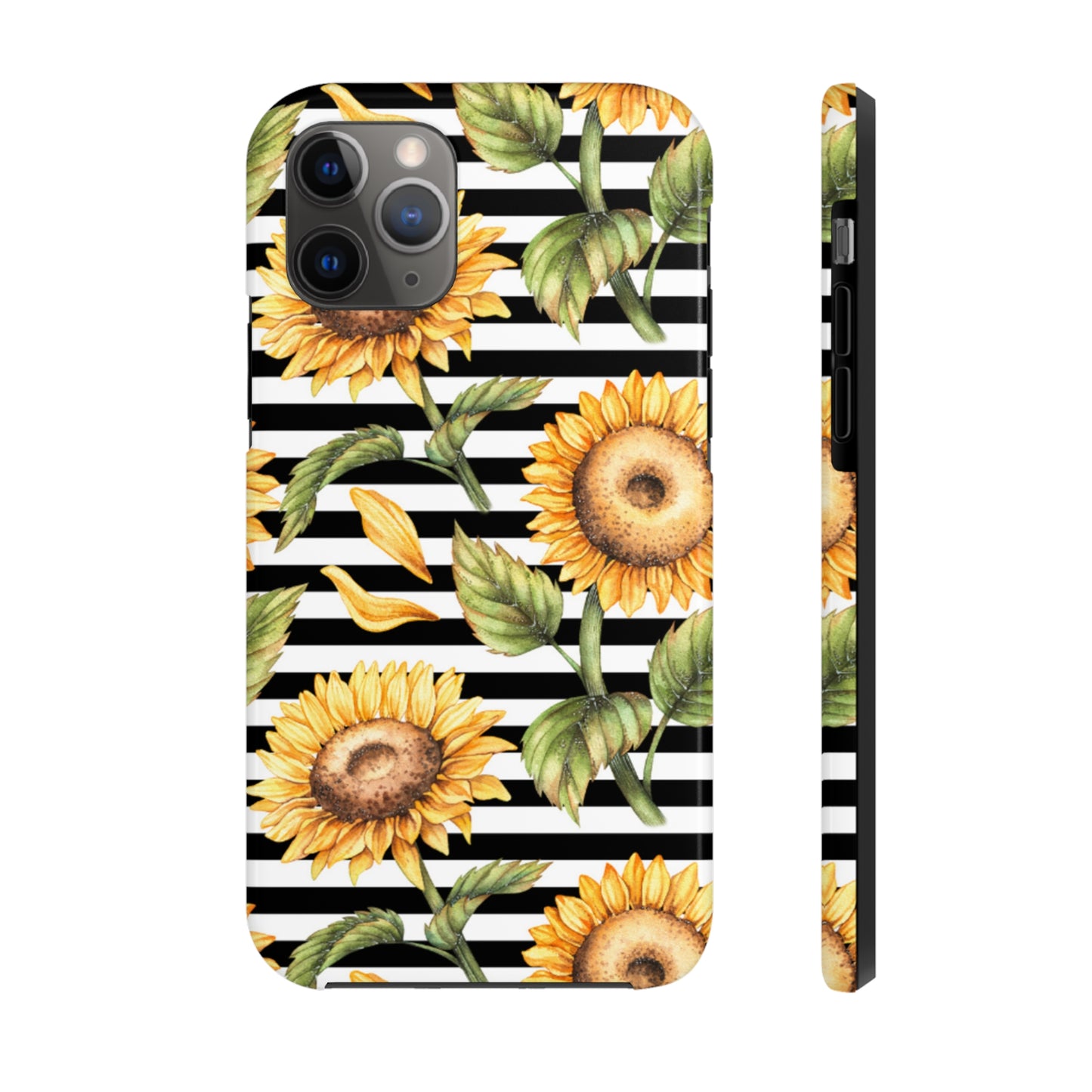 Sunflower Stripped Tough Phone Case