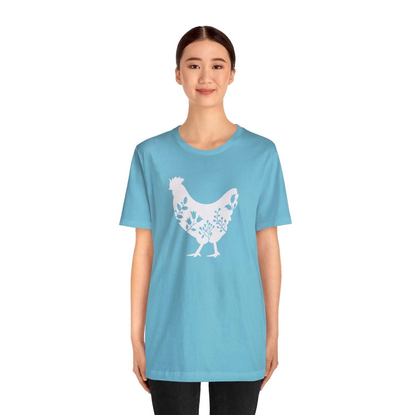 Paisley Chicken Unisex Jersey Short Sleeve Graphic Tees