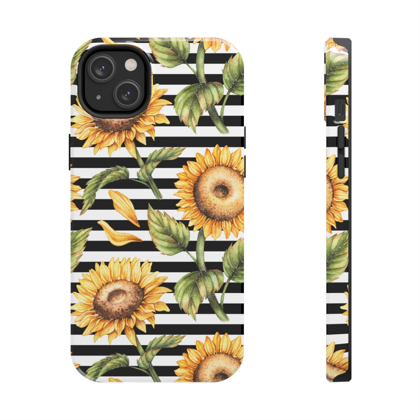 Sunflower Stripped Tough Phone Case