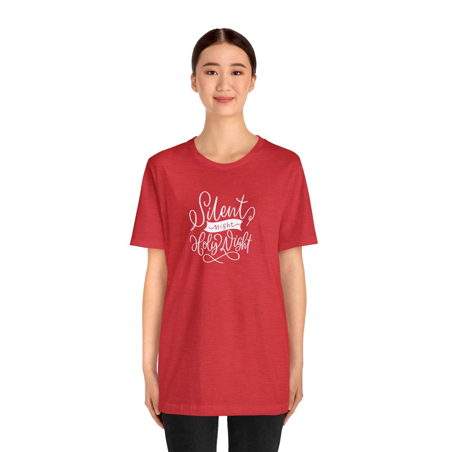 Silent Night Unisex Jersey Short Sleeve Graphic Tees