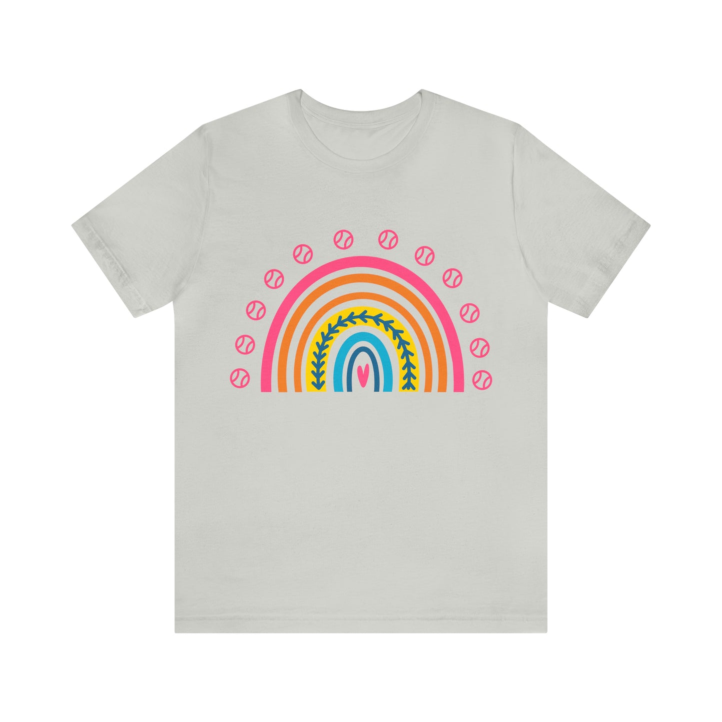 Baseball/Softball Rainbow Unisex Jersey Short Sleeve Tee Graphic Tees