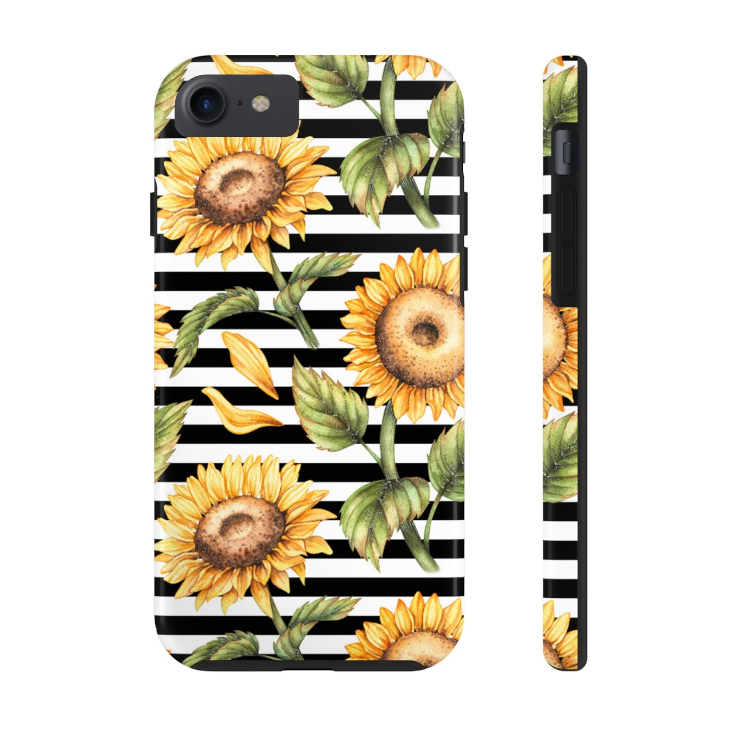 Sunflower Stripped Tough Phone Case