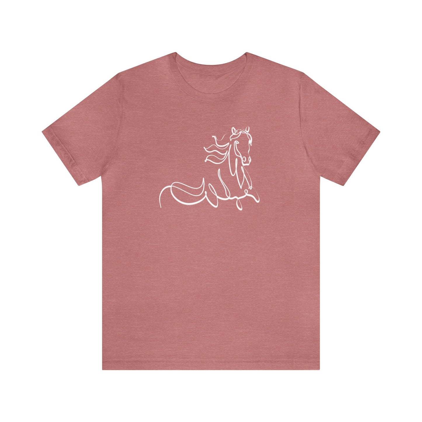 Flowing Horse Unisex Jersey Short Sleeve Graphic Tees