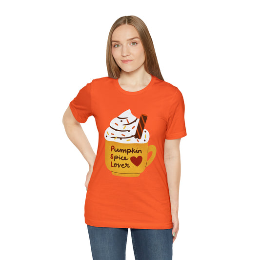 Pumpkin Spice Lover Unisex Jersey Short Sleeve GraphicTees