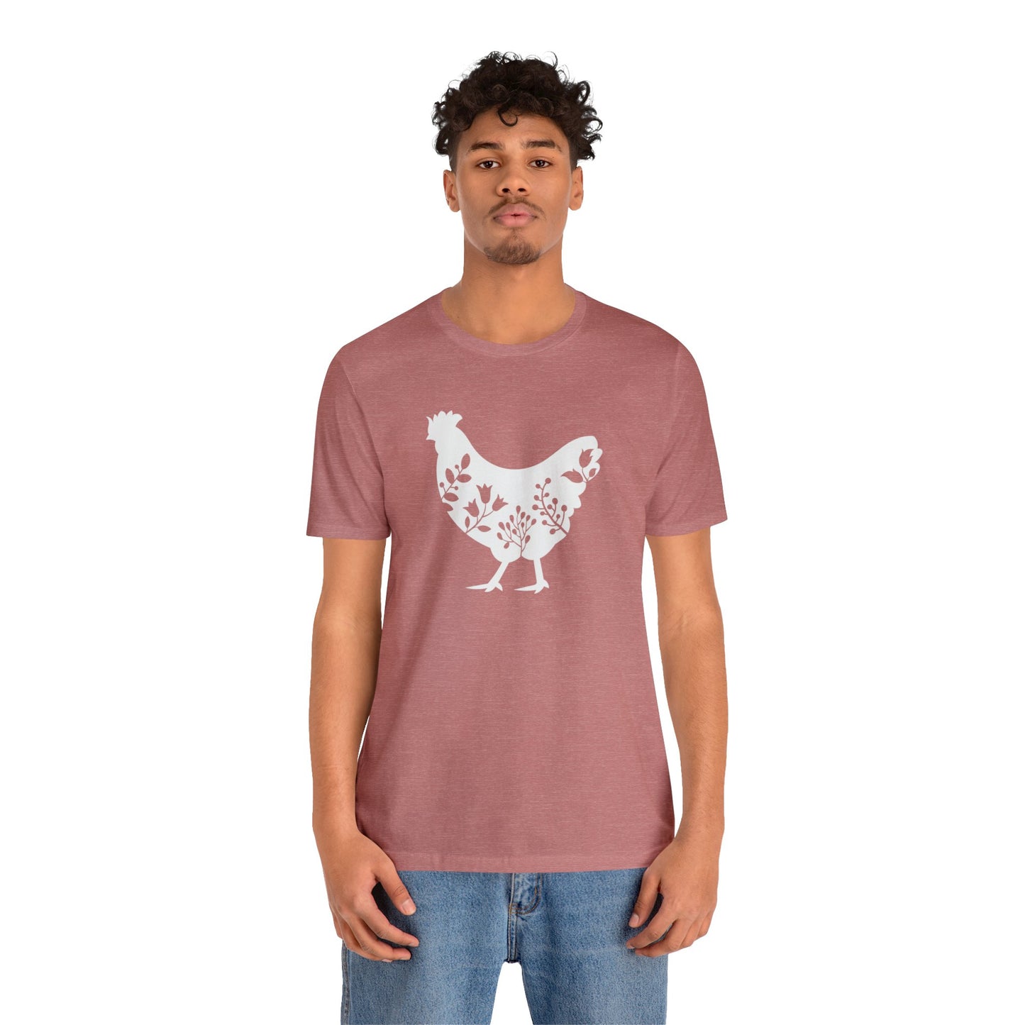 Paisley Chicken Unisex Jersey Short Sleeve Graphic Tees