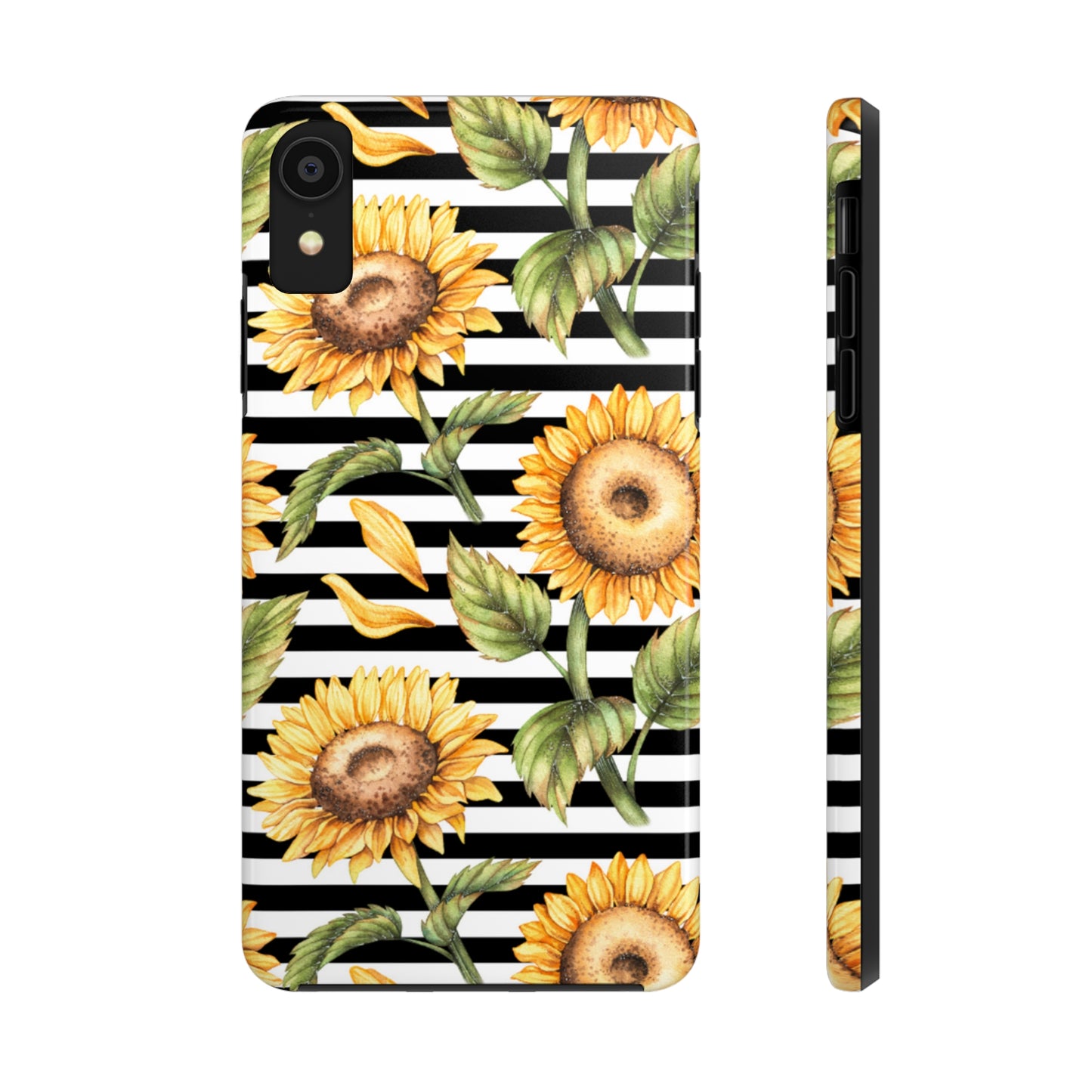 Sunflower Stripped Tough Phone Case