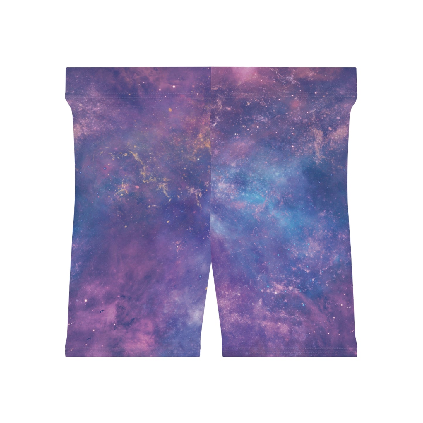 Purple Galaxy Women's Biker Shorts (AOP) Sportswear