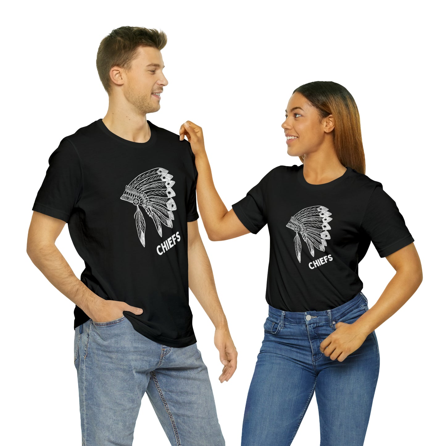 Indian Head Football Unisex Jersey Short Sleeve Graphic Tees