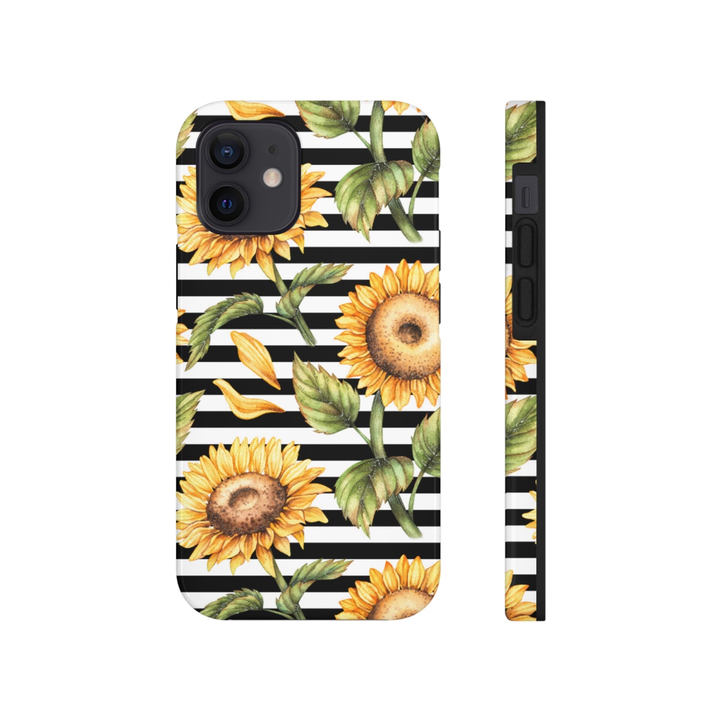 Sunflower Stripped Tough Phone Case