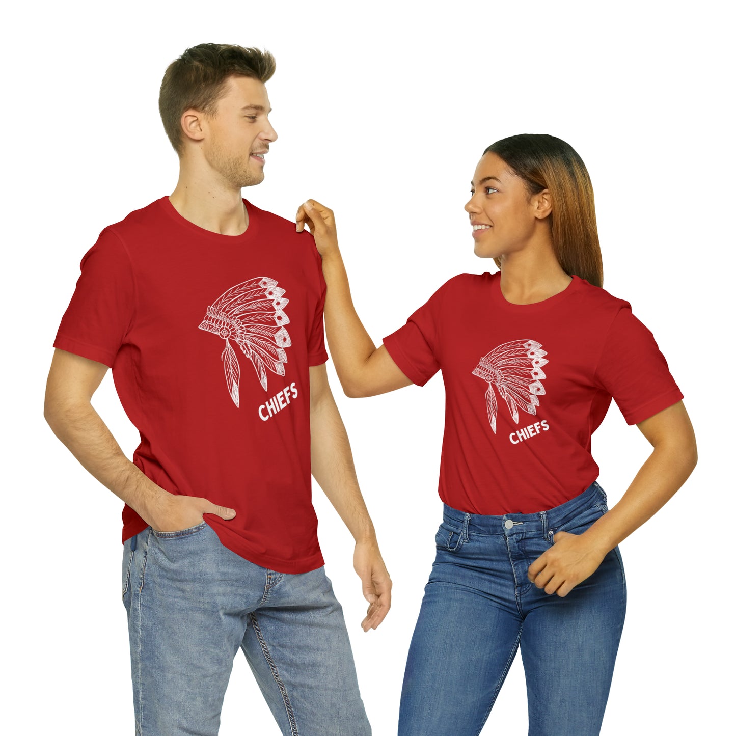 Indian Head Football Unisex Jersey Short Sleeve Graphic Tees