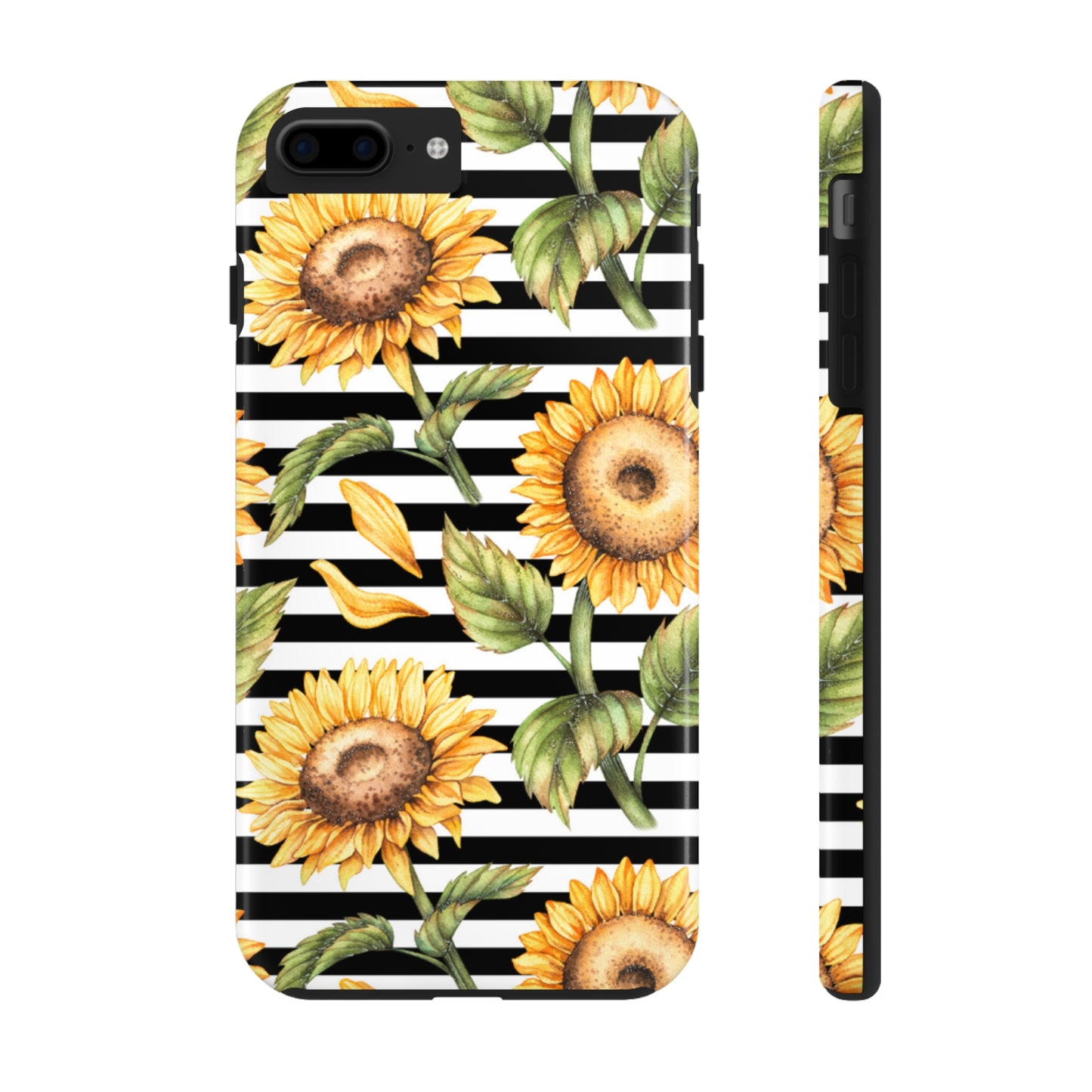 Sunflower Stripped Tough Phone Case