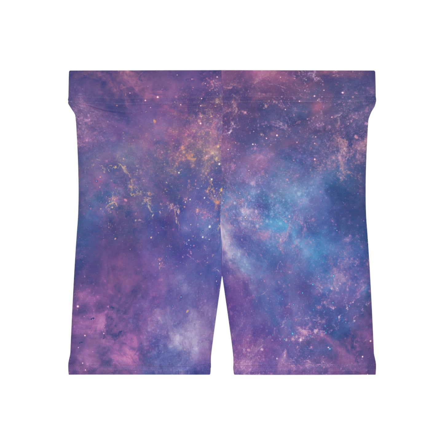 Purple Galaxy Women's Biker Shorts (AOP) Sportswear