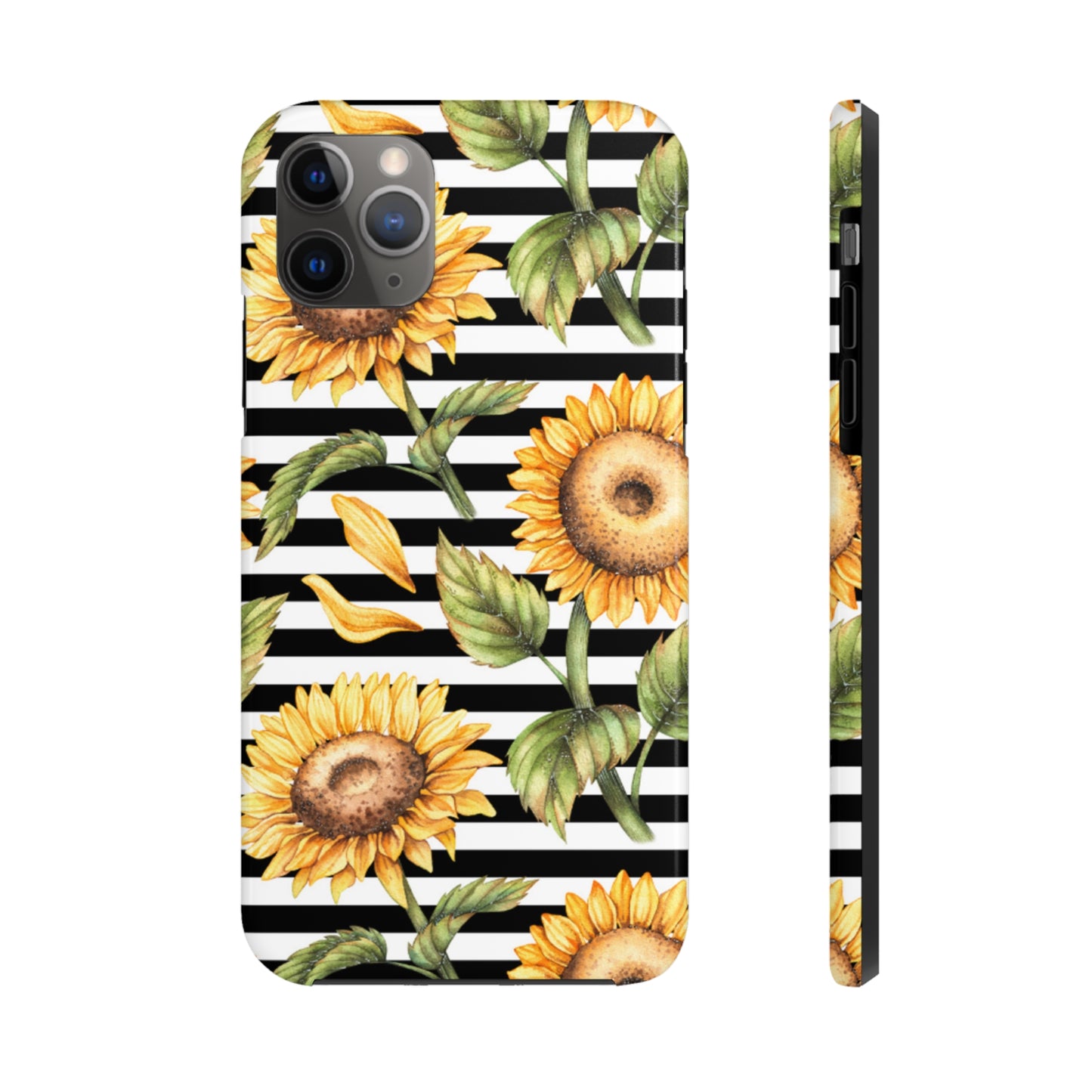 Sunflower Stripped Tough Phone Case