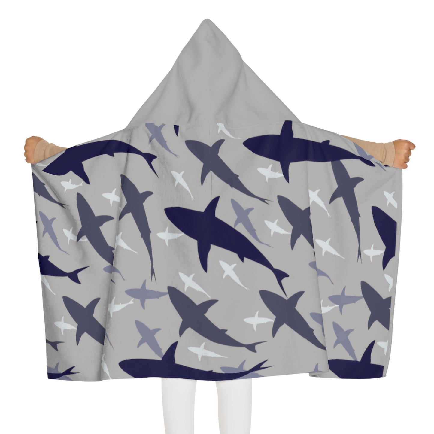 Sharks Youth Hooded Towel