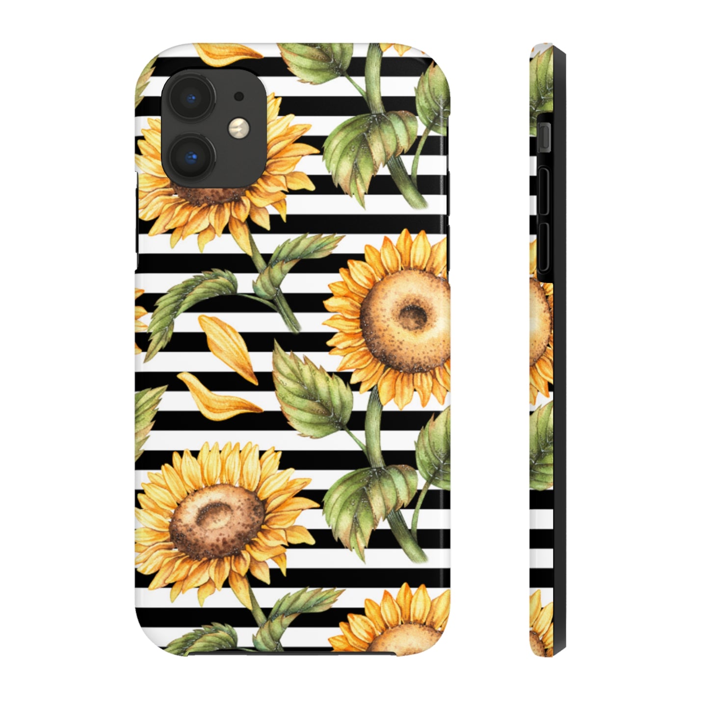 Sunflower Stripped Tough Phone Case