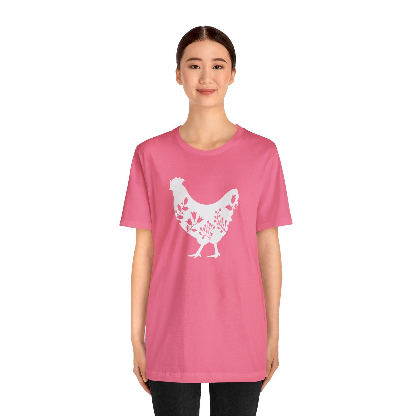 Paisley Chicken Unisex Jersey Short Sleeve Graphic Tees