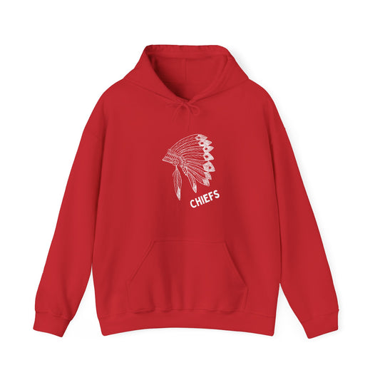 Indian Head Football Unisex Heavy Blend™ Hooded Sweatshirt