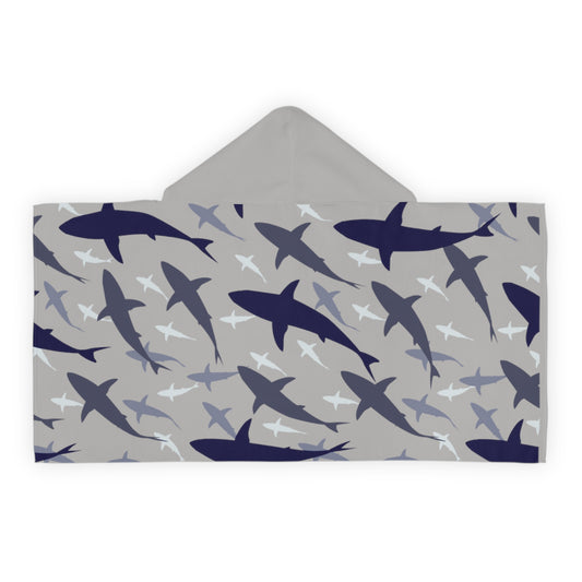 Sharks Youth Hooded Towel