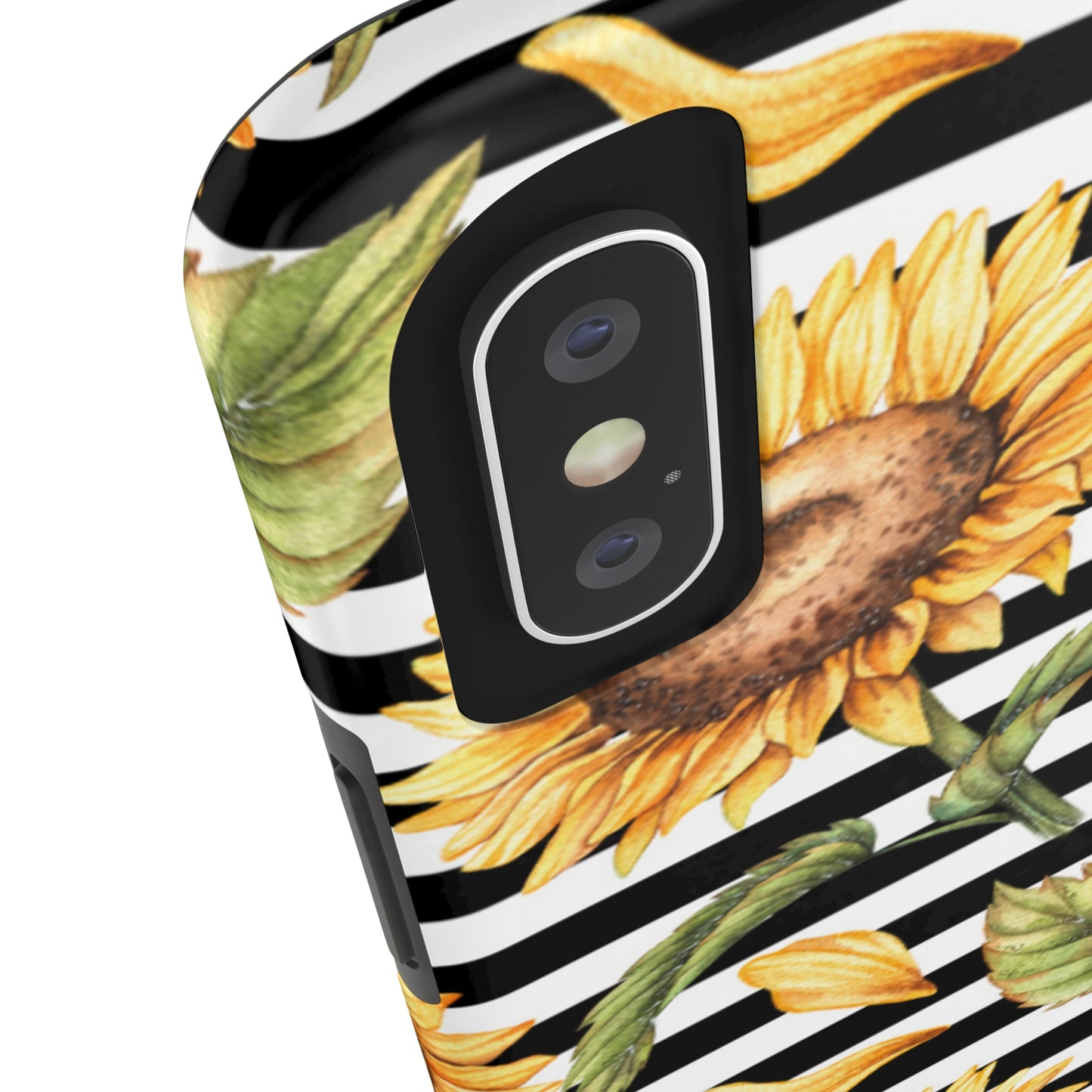 Sunflower Stripped Tough Phone Case