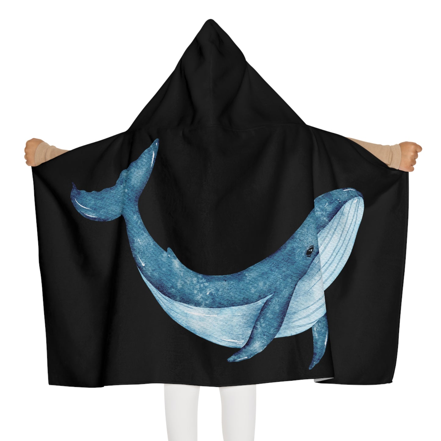 Whale Youth Hooded Towel