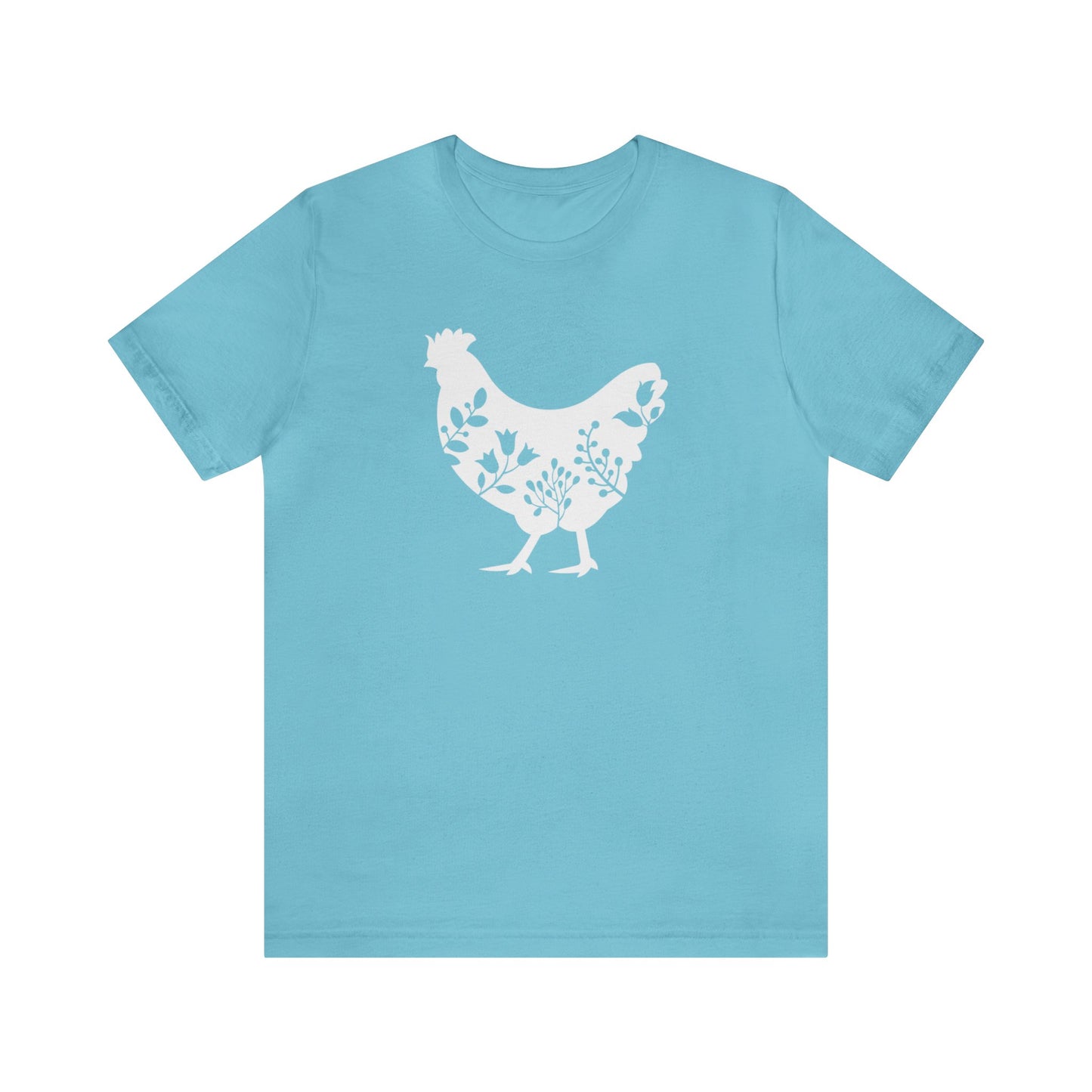 Paisley Chicken Unisex Jersey Short Sleeve Graphic Tees