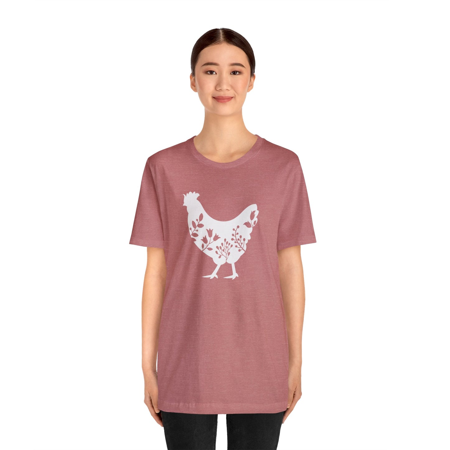 Paisley Chicken Unisex Jersey Short Sleeve Graphic Tees