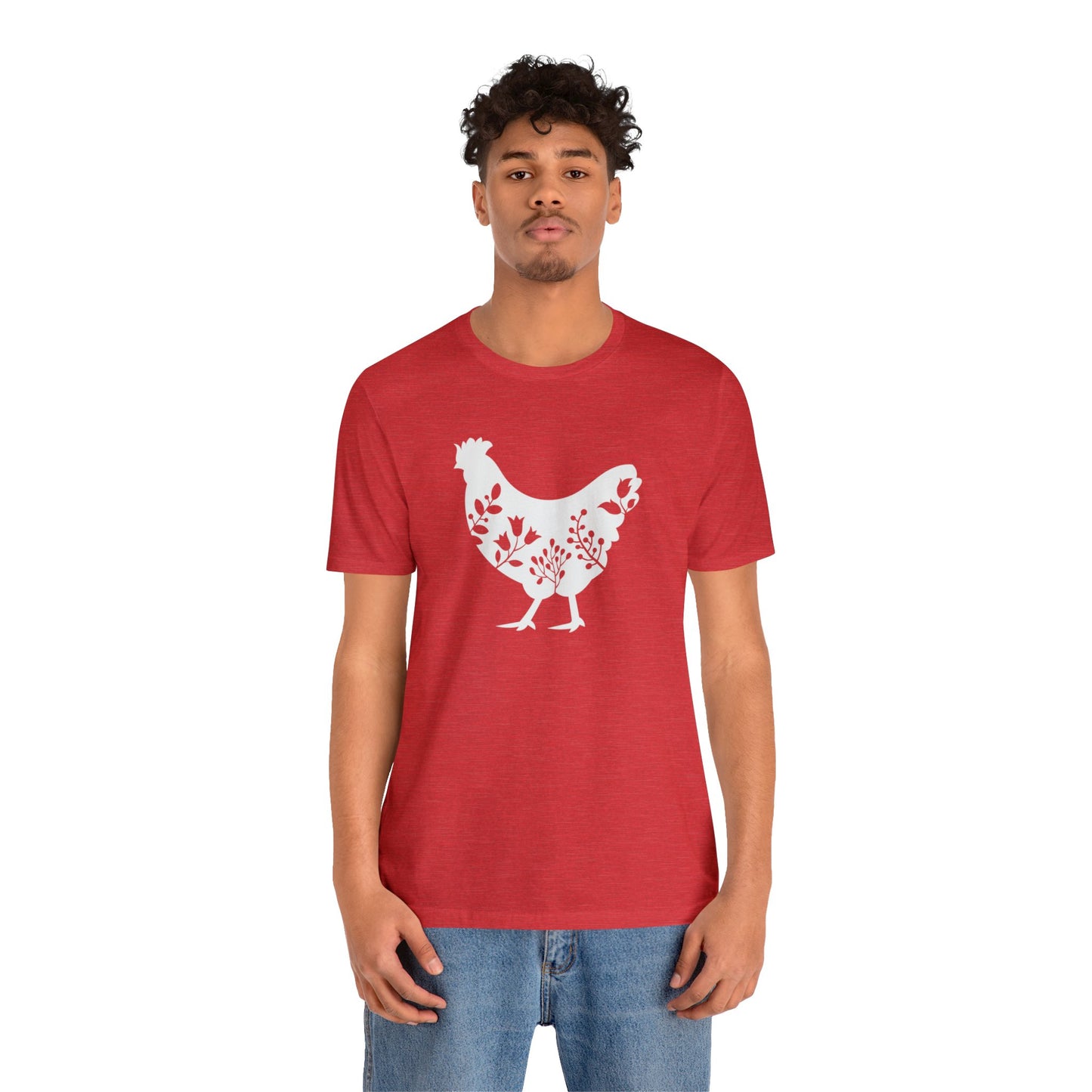 Paisley Chicken Unisex Jersey Short Sleeve Graphic Tees