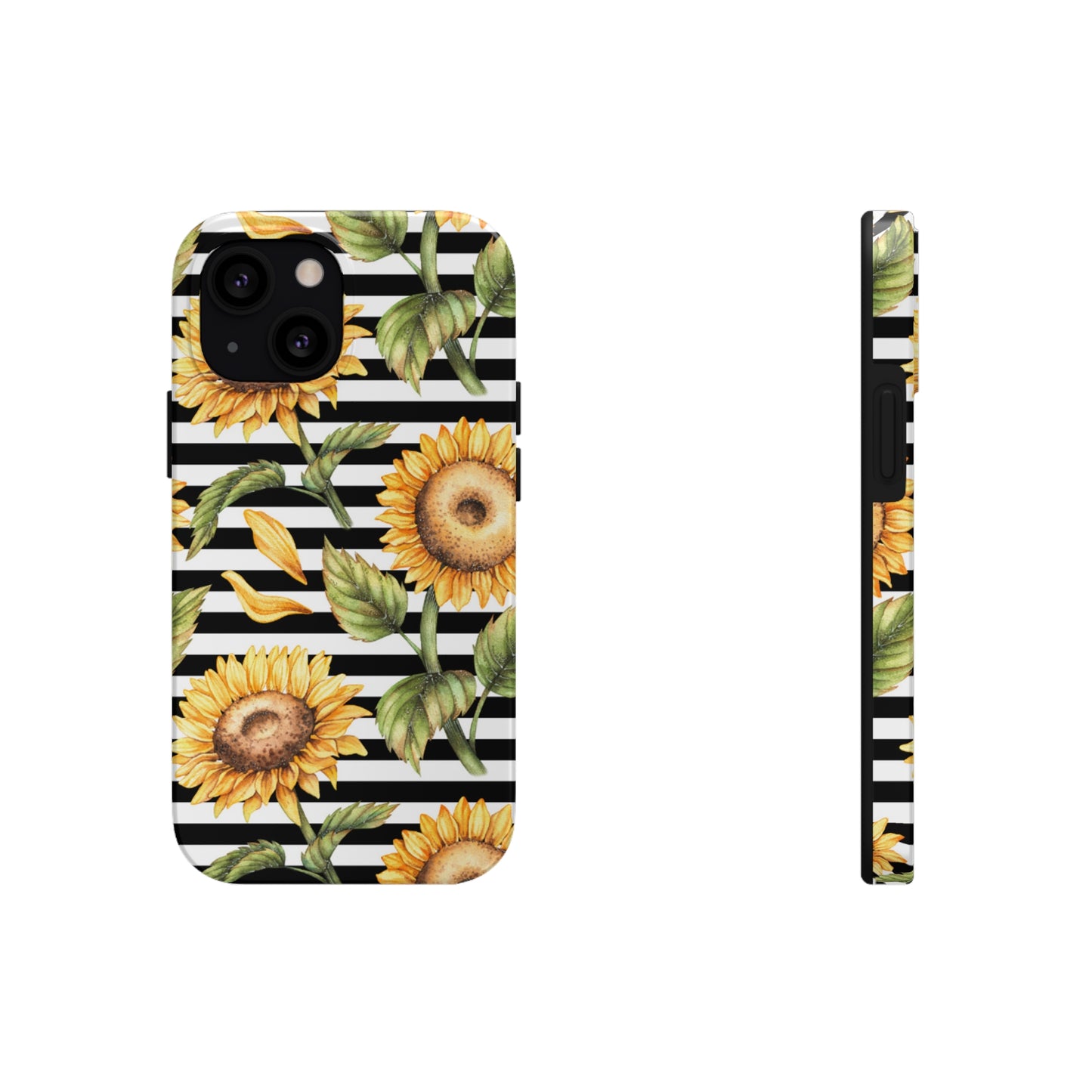 Sunflower Stripped Tough Phone Case