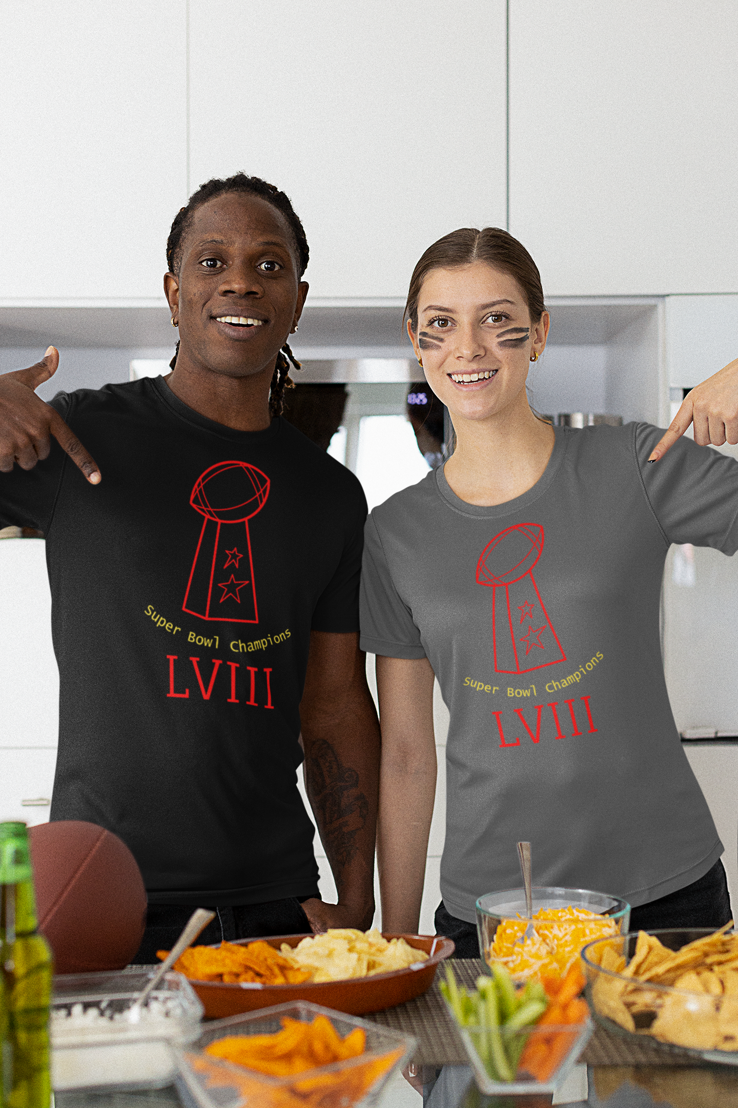 Super Bowl Champions! Unisex Jersey Short Sleeve Graphic Tees