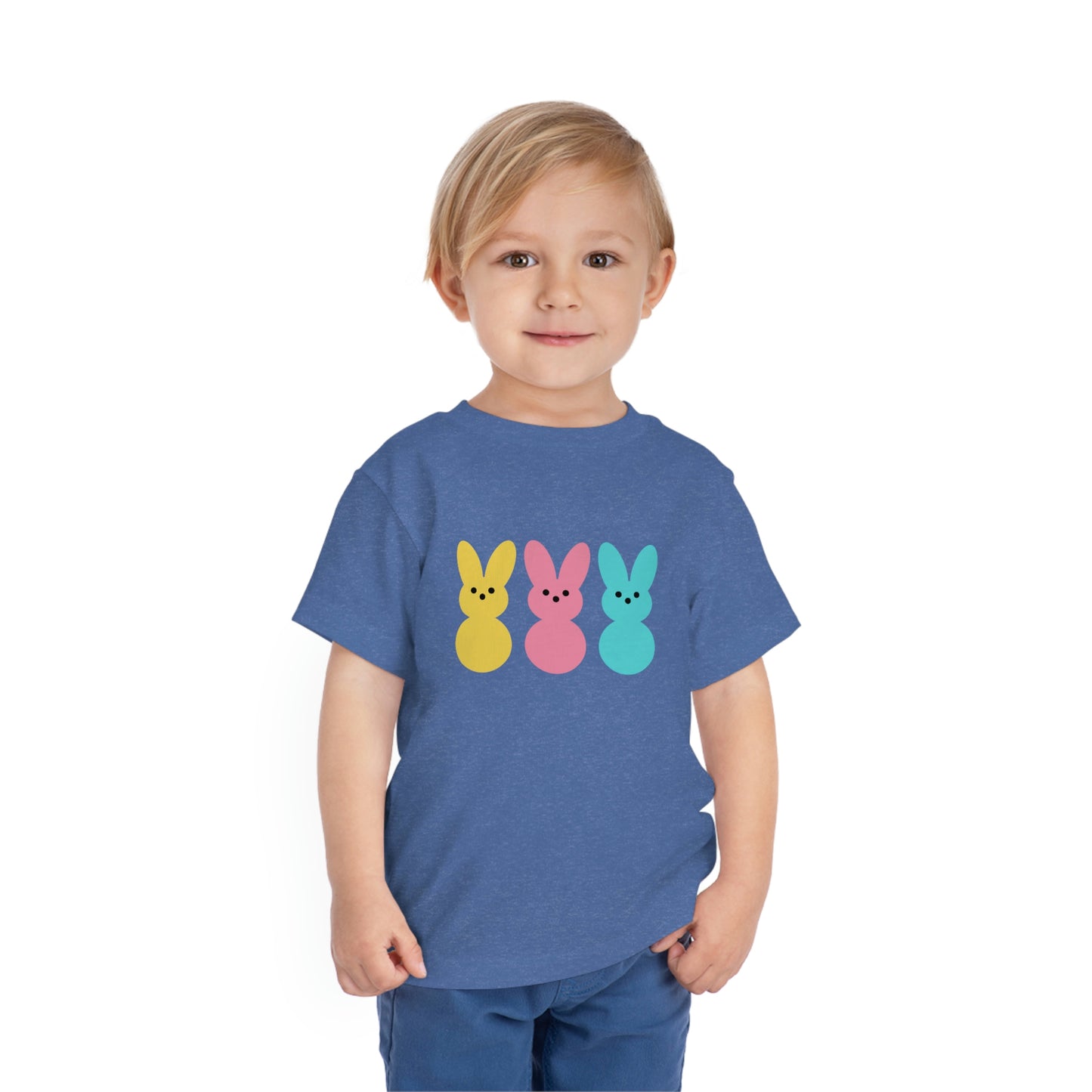 3 bunny's Easter Toddler Short Sleeve Tee Kids Apparel