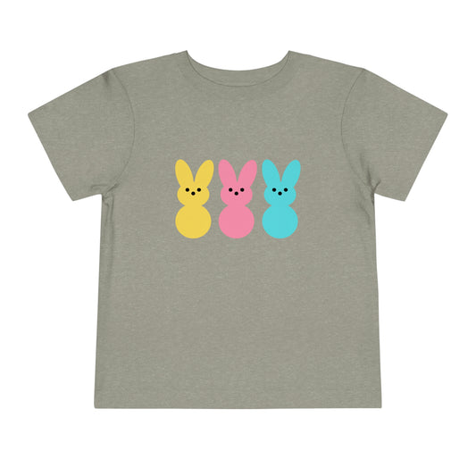 3 bunny's Easter Toddler Short Sleeve Tee Kids Apparel