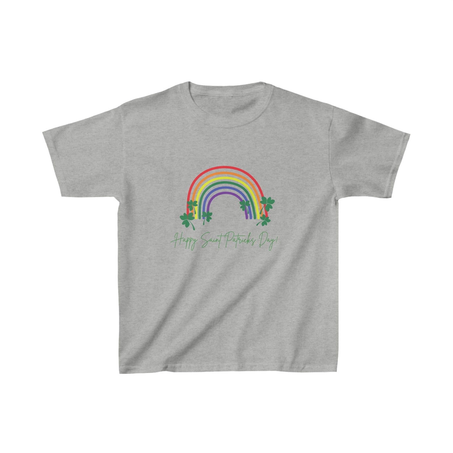 Happy Saint Patrick's Day Rainbow Kids Heavy Cotton™ Tee Kids Apparel